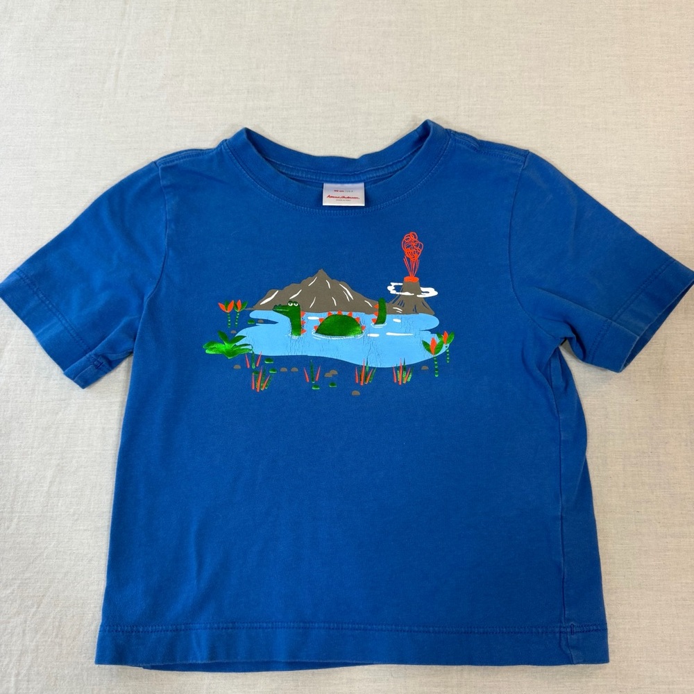 Hanna Andersson Blue Adventure Graphic Tee